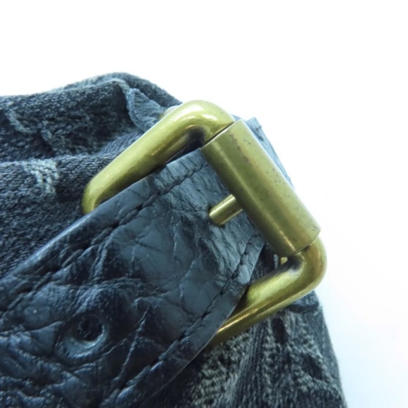 💎✨ DENIM ✨💎 LOUIS VUITTON X-LARGE HOBO MAHINA - Picture 16 of 17